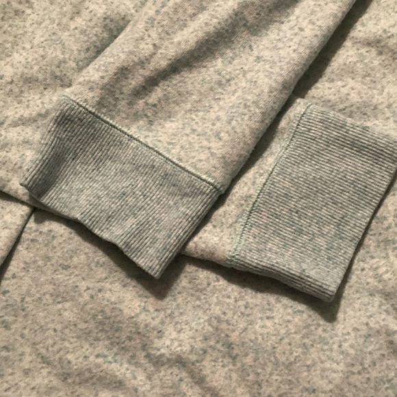 T by Talbots green on green speck button neckline sweater. - Picture 6 of 7